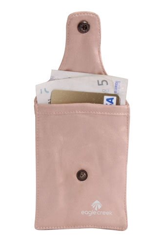 Eagle Creek Silk Undercover Bra Stash - rose Reisportemonnee - Reisartikelen-nl