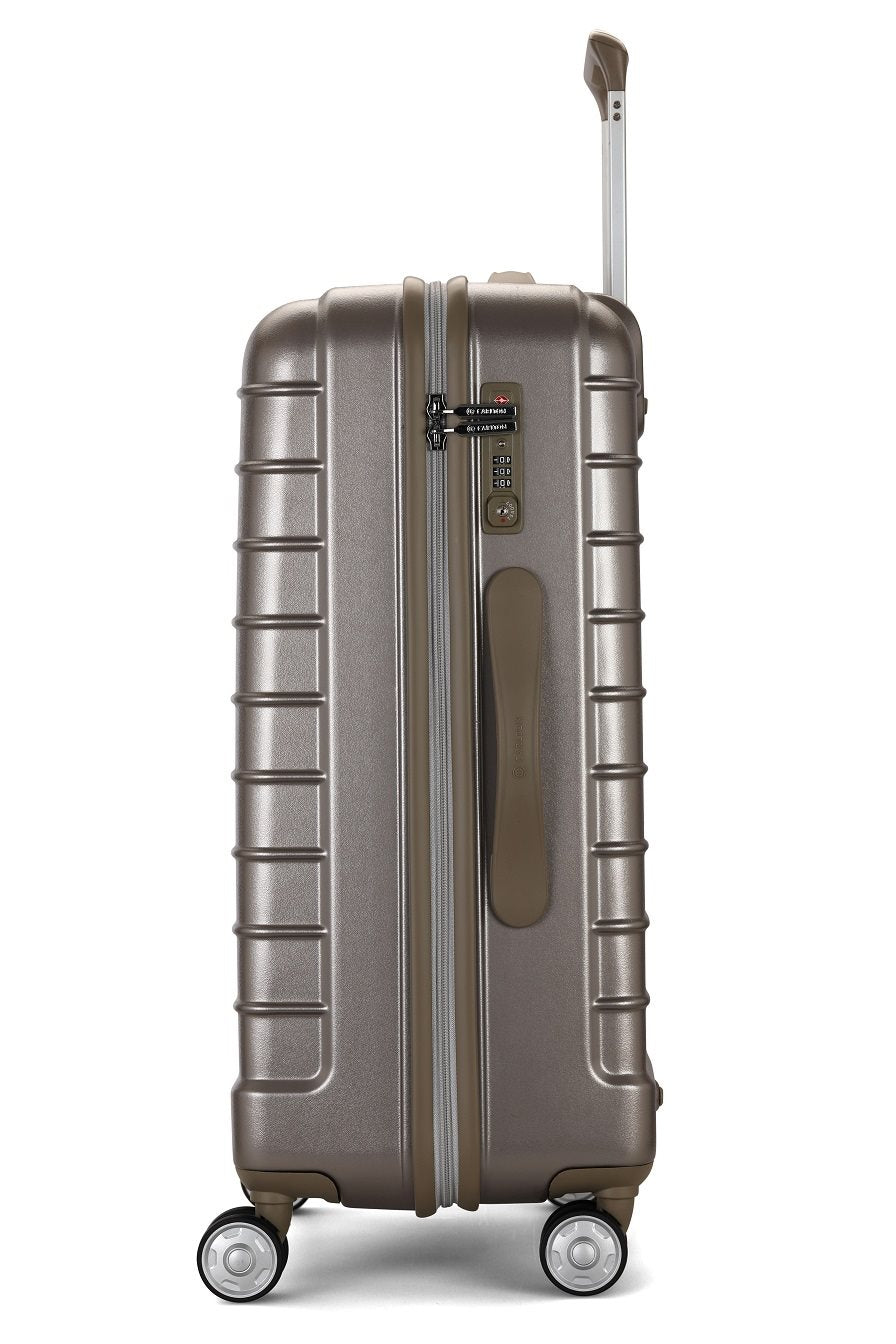 Carlton Dual Tone NXT Spinner Case 55 cm - Dark Taupe Handbagage Koffer - Reisartikelen-nl