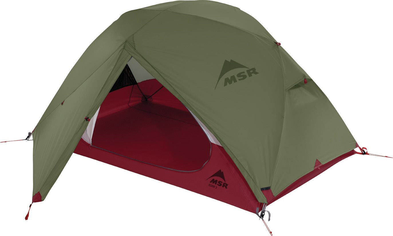 MSR Elixir 2 Tent Green V2 Tent - Reisartikelen-nl