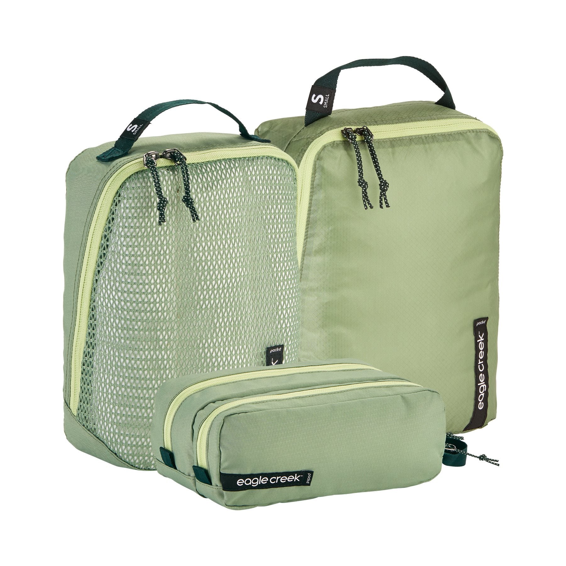 Eagle Creek Pack-It Overnight Set Mossy Green Bagage Organizer - Reisartikelen-nl