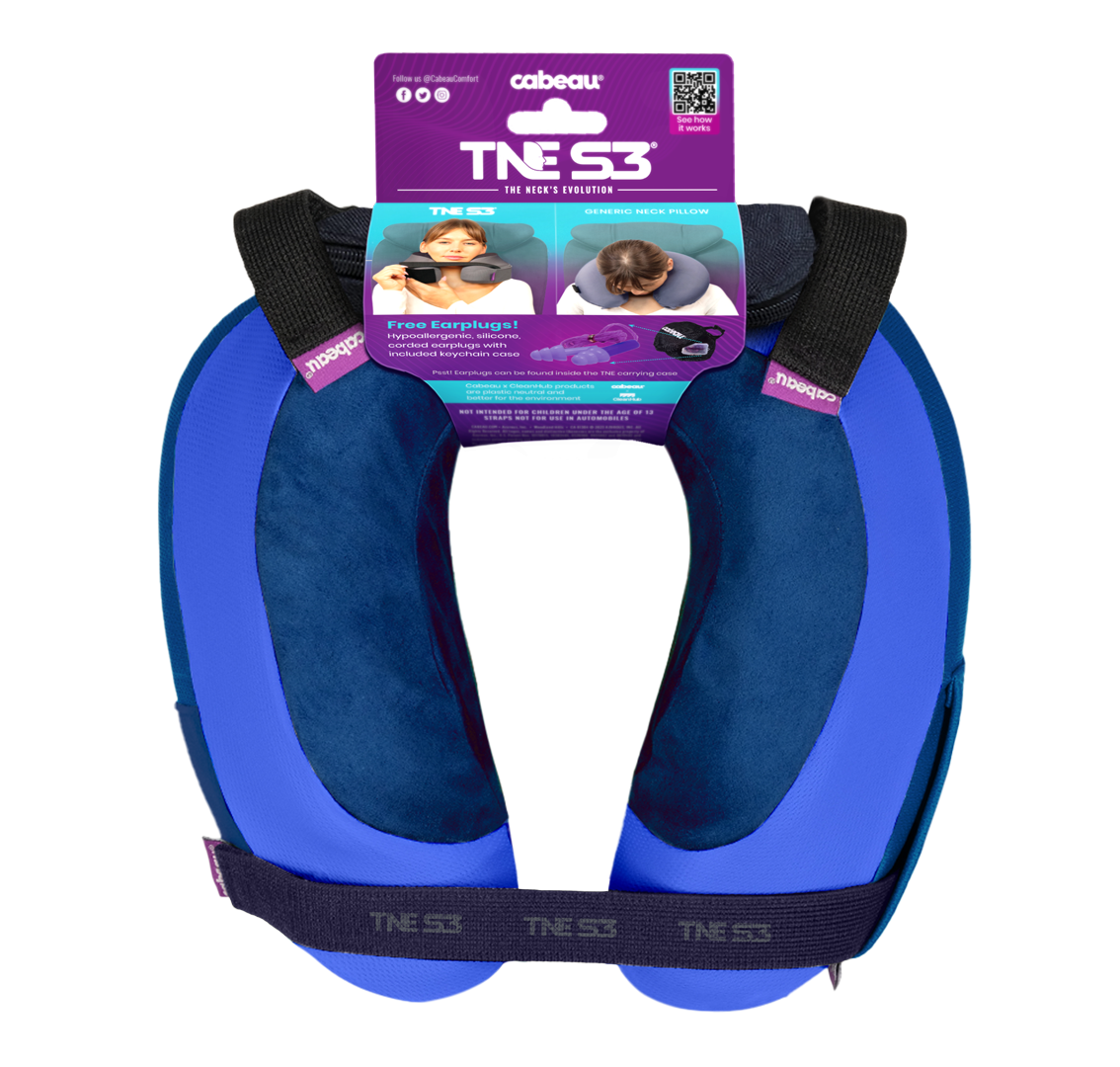 Cabeau Evolution TNE S3 - Blue/Navy - Sydney Nekkussen - Reisartikelen-nl