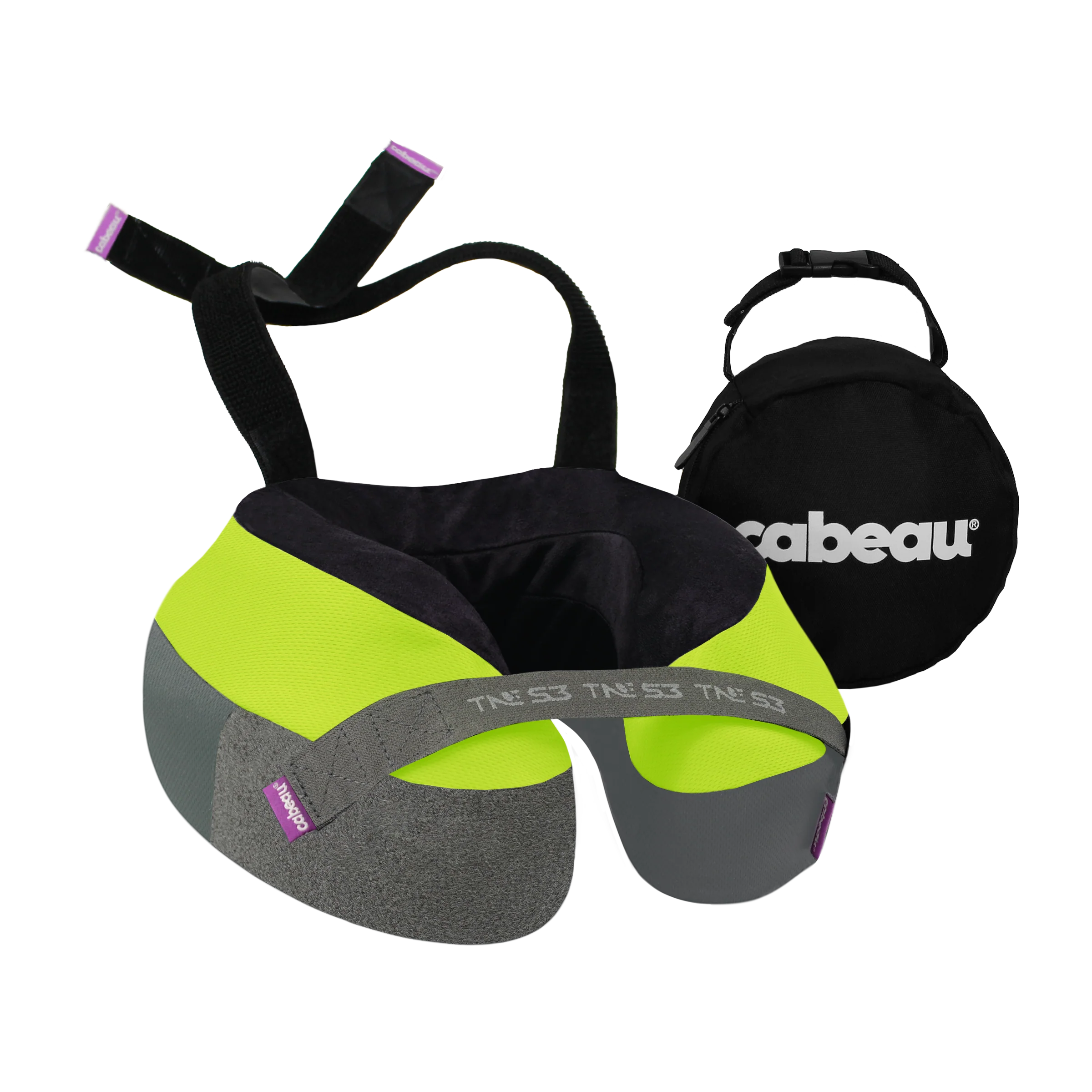 Cabeau Evolution TNE S3 - Dk Gray/Neon Yellow - VEGAS Nekkussen - Reisartikelen-nl