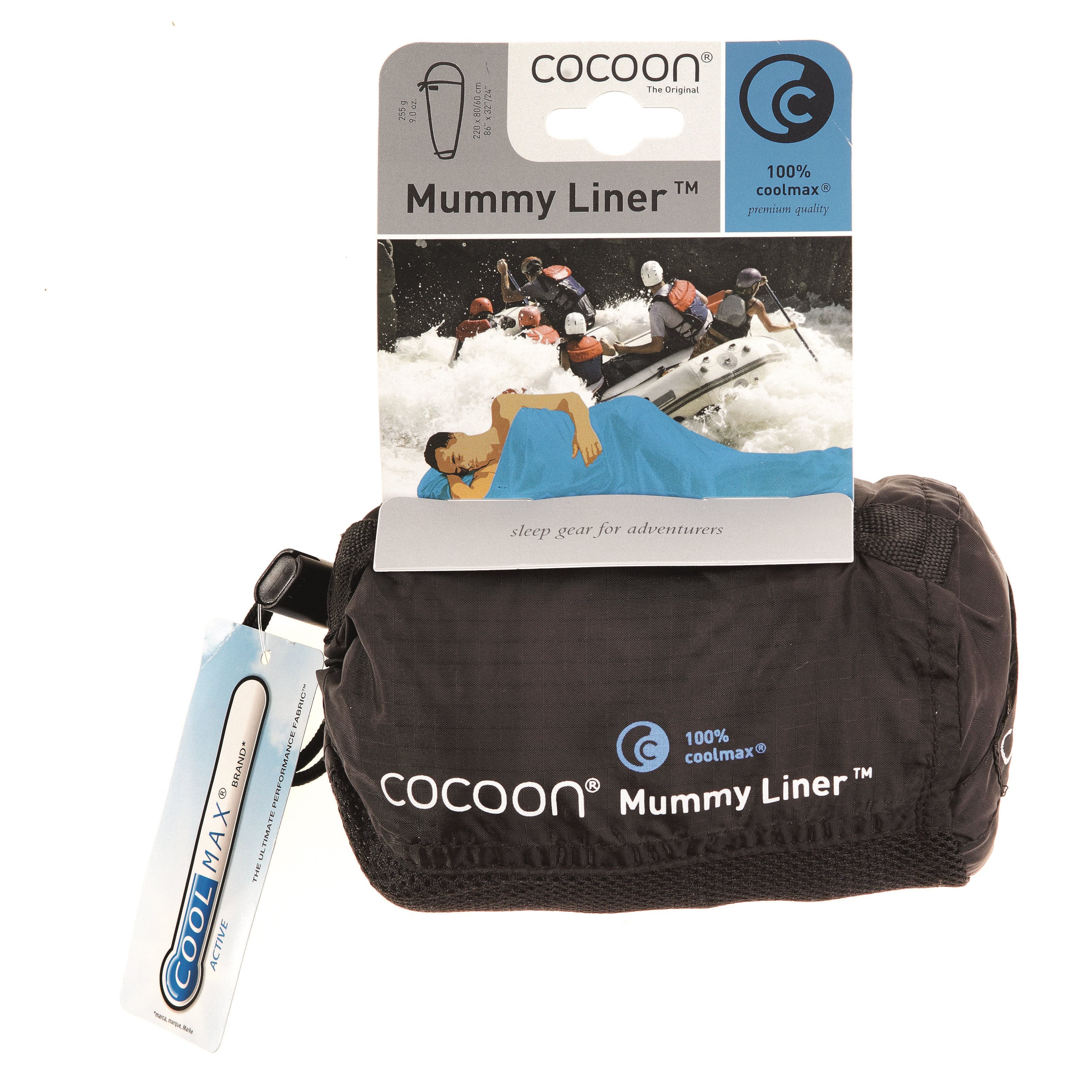 Cocoon Mummy Liner CoolMax - Bluemax Lakenzak - Reisartikelen-nl