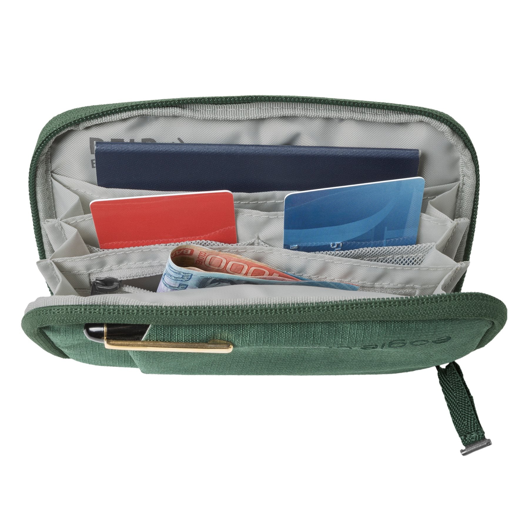 Eagle Creek Stash Passport Wallet - RFID - Grass Green Reisportemonnee - Reisartikelen-nl