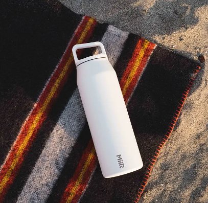 Miir Wide Mouth Bottle - 590 ml - Tidal Blue Thermosfles - Reisartikelen-nl