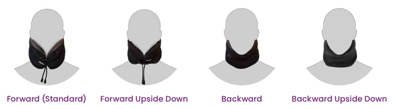 Cabeau Cool Evolution - Black (incl. reisetui) Nekkussen - Reisartikelen-nl