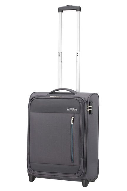American Tourister Heat Wave Upright - 55/20 - Charcoal Grey Handbagage Koffer - Reisartikelen-nl