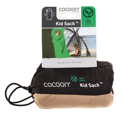 Cocoon Kidsack 100% katoen - Khaki Lakenzak - Reisartikelen-nl