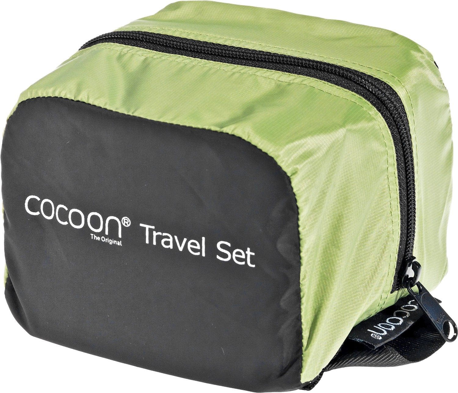 Cocoon Travel Set  Ultralight - Wasabi / Black Nekkussen - Reisartikelen-nl