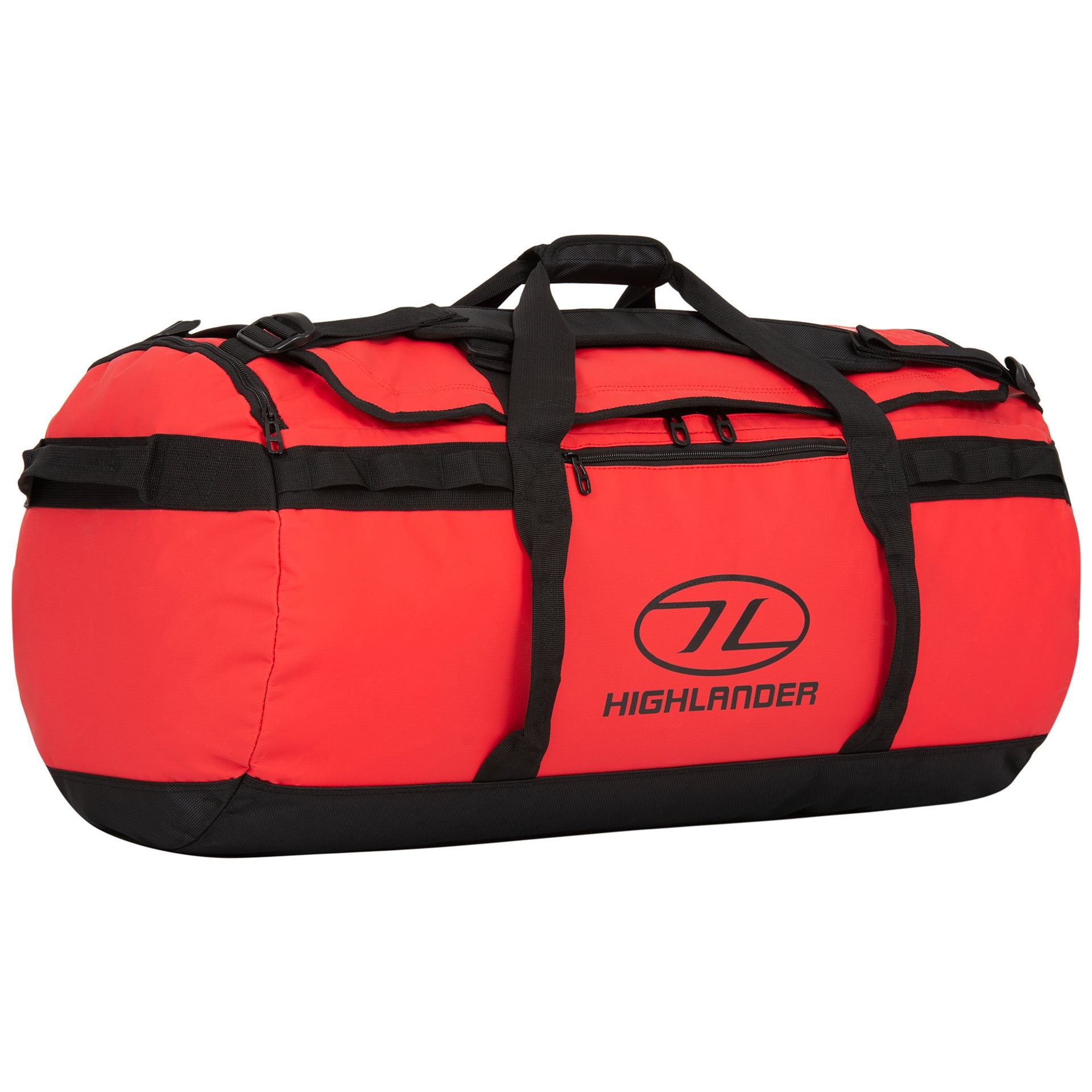 Highlander Storm Kit Bag - Duffel - 90L - Red Duffeltas - Reisartikelen-nl