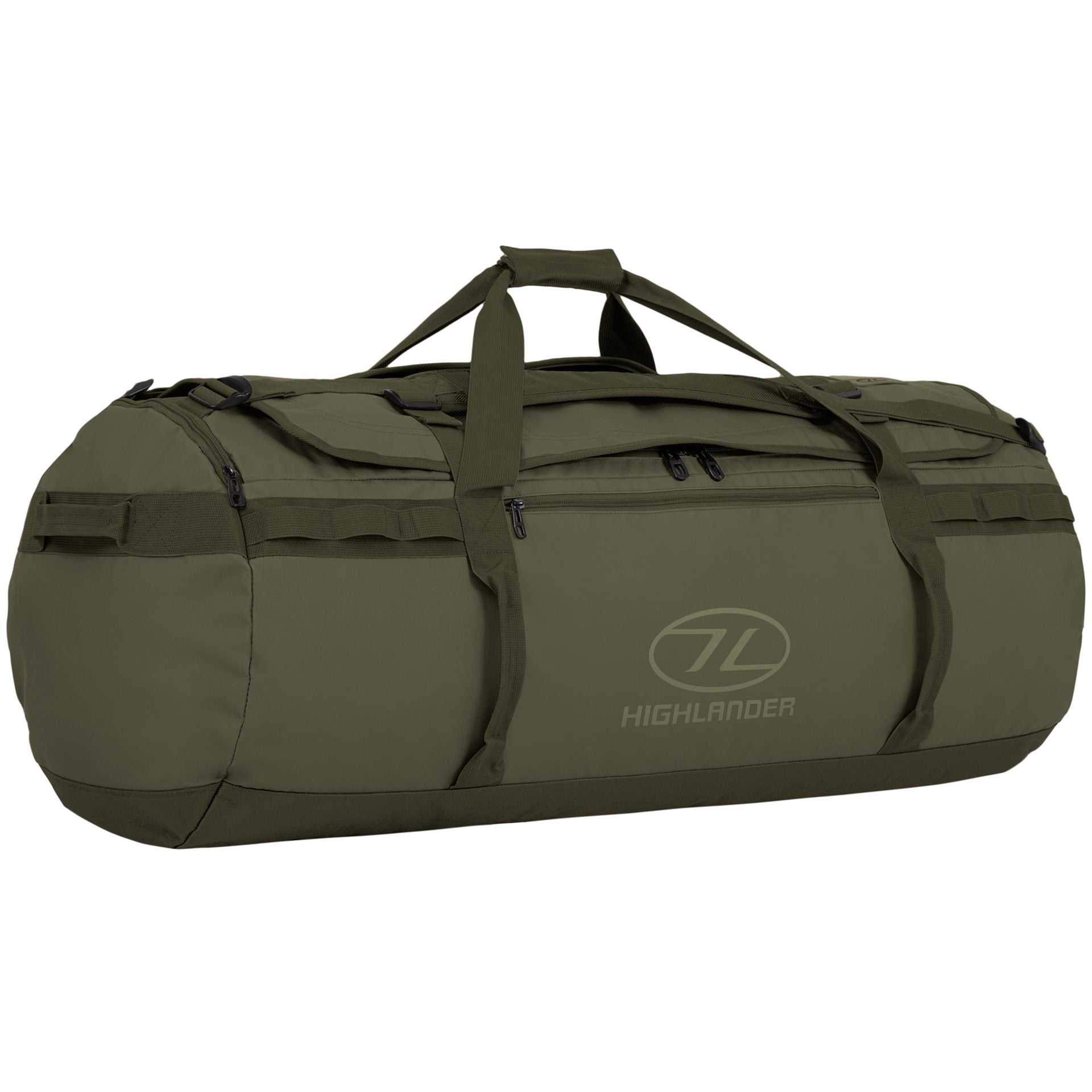 Highlander Storm Kit Bag - Duffel - 120L - Olive Green Duffeltas - Reisartikelen-nl