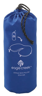 Eagle Creek Exhale Neck Pillow Blue Sea Nekkussen - Reisartikelen-nl