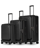 Echolac Celestra 4-Wheel Luggage Black  S/M/L Kofferset - Reisartikelen-nl
