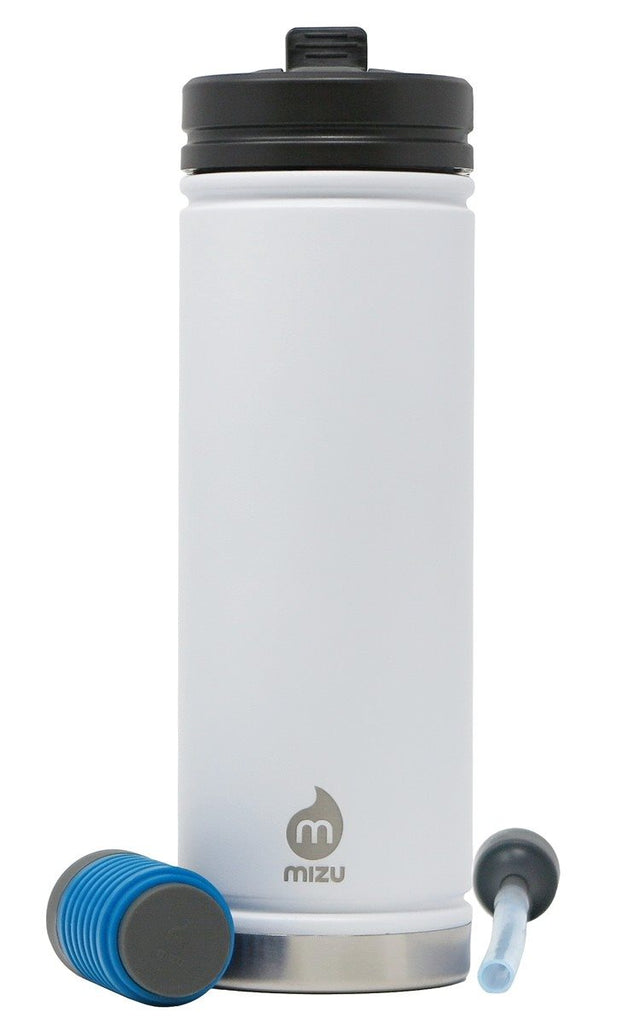 MIZU V7 Thermosfles 360 - Everyday Waterfilter - White Waterfles - Reisartikelen-nl
