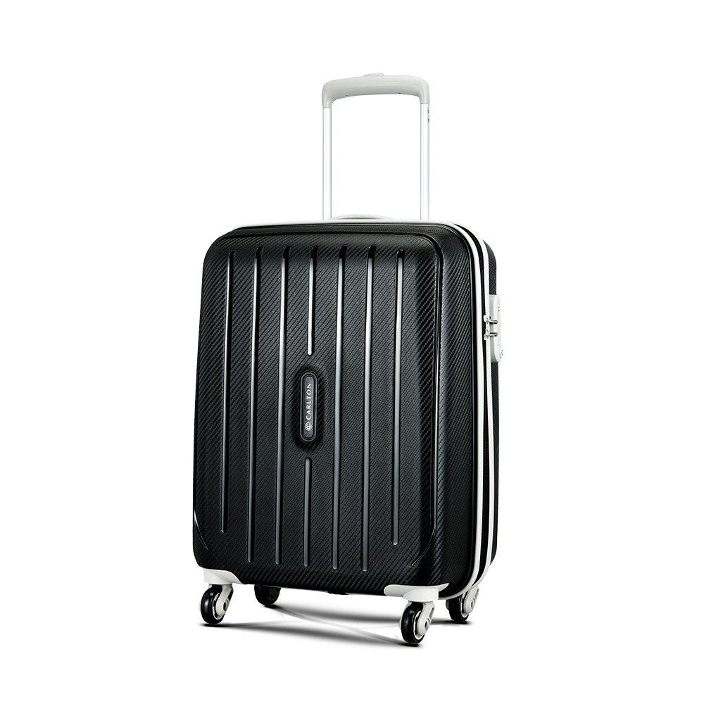 Carlton Phoenix NXT Spinner Case 55 cm - Black Handbagage Koffer - Reisartikelen-nl