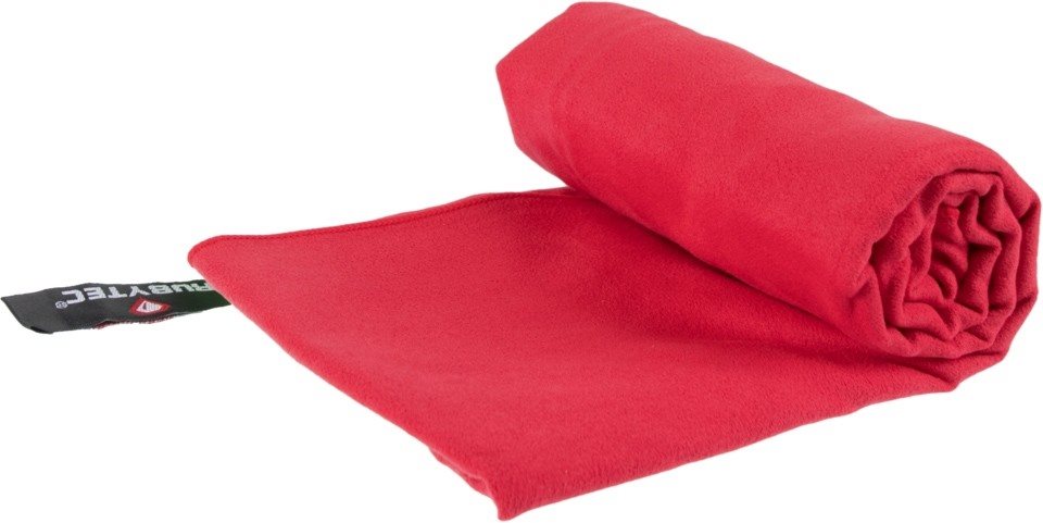 Rubytec Terre compact towel Rood L Sneldrogende handdoeken - Reisartikelen-nl
