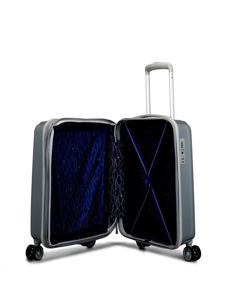 Carlton Tube NXT Spinner Case 55 cm - Silver Handbagage Koffer - Reisartikelen-nl