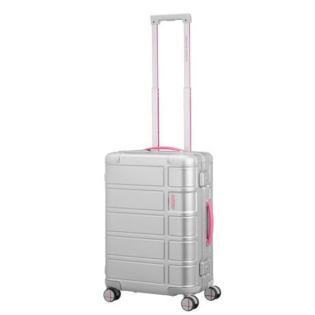 American Tourister Alumo Spinner 55-20 Neon Pink Handbagage Koffer - Reisartikelen-nl