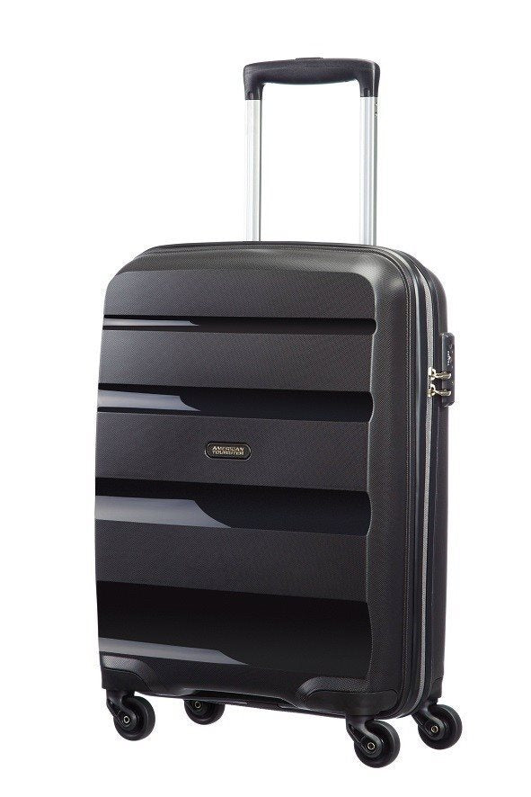 American Tourister Bon Air Spinner S  Strict Black Handbagage Koffer - Reisartikelen-nl