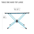 Helinox Table One  Hard Top Large- Kampeertafel - Black Campingtafel - Reisartikelen-nl