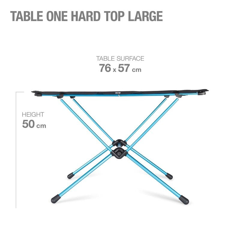 Helinox Table One  Hard Top Large- Kampeertafel - Black Campingtafel - Reisartikelen-nl