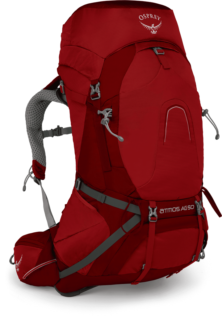Osprey Atmos AG 50 Rigby Red Backpack - Reisartikelen-nl