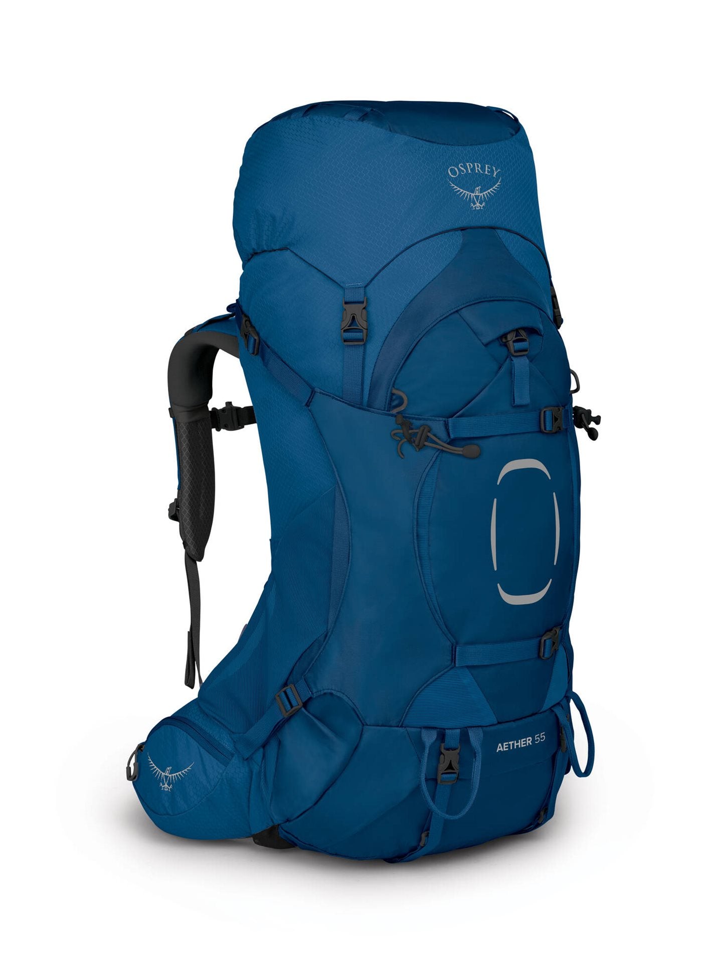 Osprey Aether 55 Deep Water Blue Backpack - Reisartikelen-nl