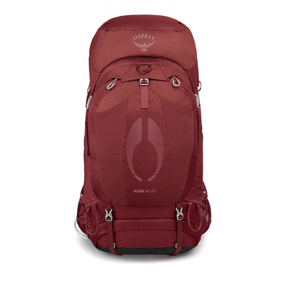 Osprey Aura AG 65 Berry Sorbet Red W Backpack - Reisartikelen-nl