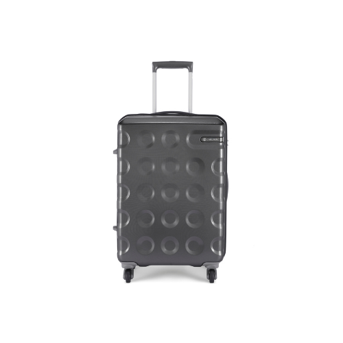 Carlton Carbon Spinner Case 55 cm - Grey Handbagage Koffer - Reisartikelen-nl