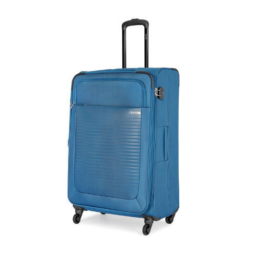 Carlton Cooper Spinner Case 79 cm - Blue Ruimbagage Koffer - Reisartikelen-nl