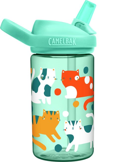 CamelBak Eddy+ Kids 0,4 L Spotty Cats Limited Edition Waterfles - Reisartikelen-nl