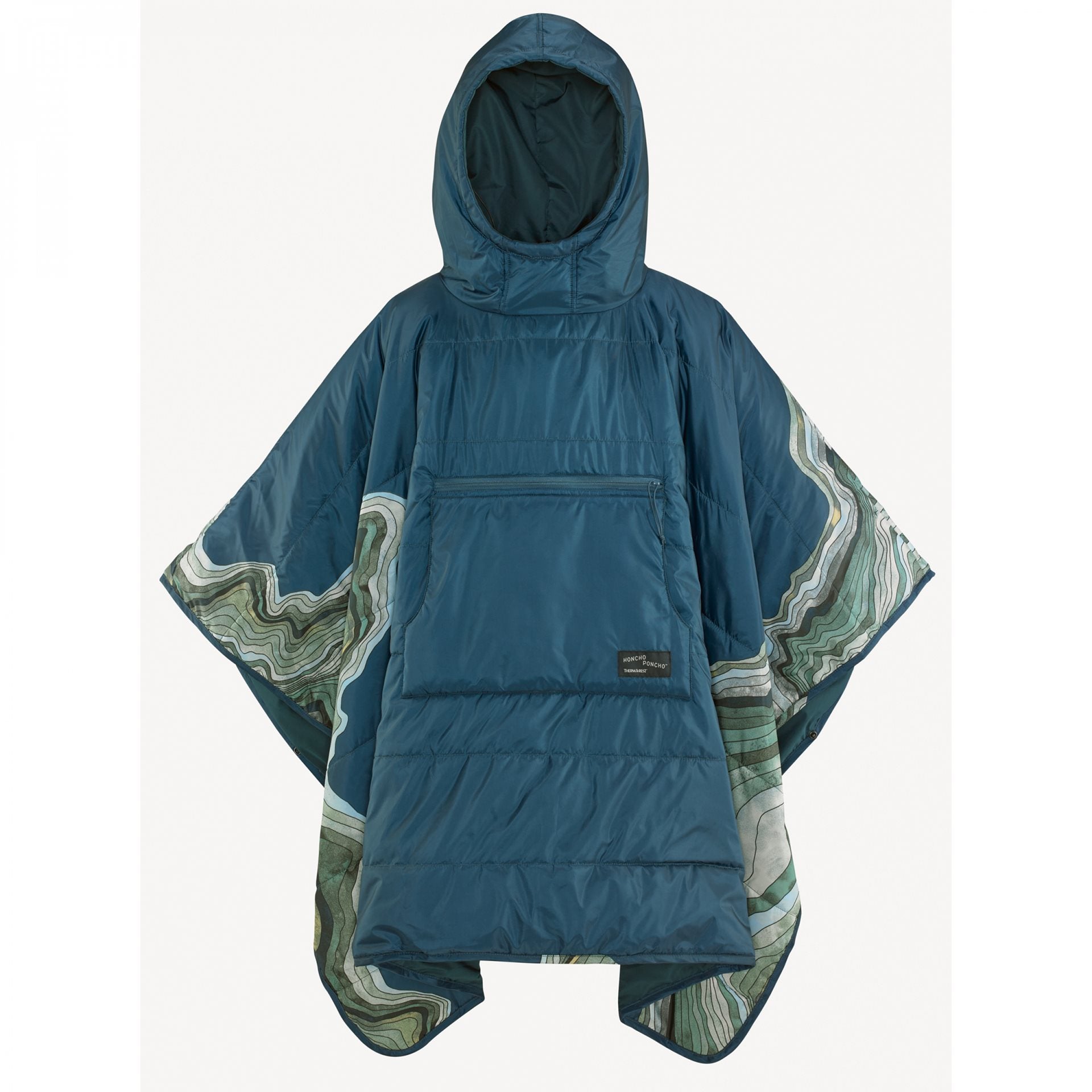 THERM-A-REST Honcho Poncho Top Wave Poncho - Reisartikelen-nl