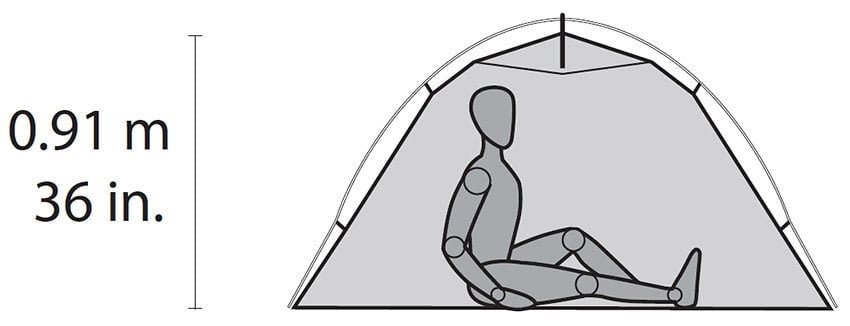MSR Hubba NX Tent Green Tent - Reisartikelen-nl