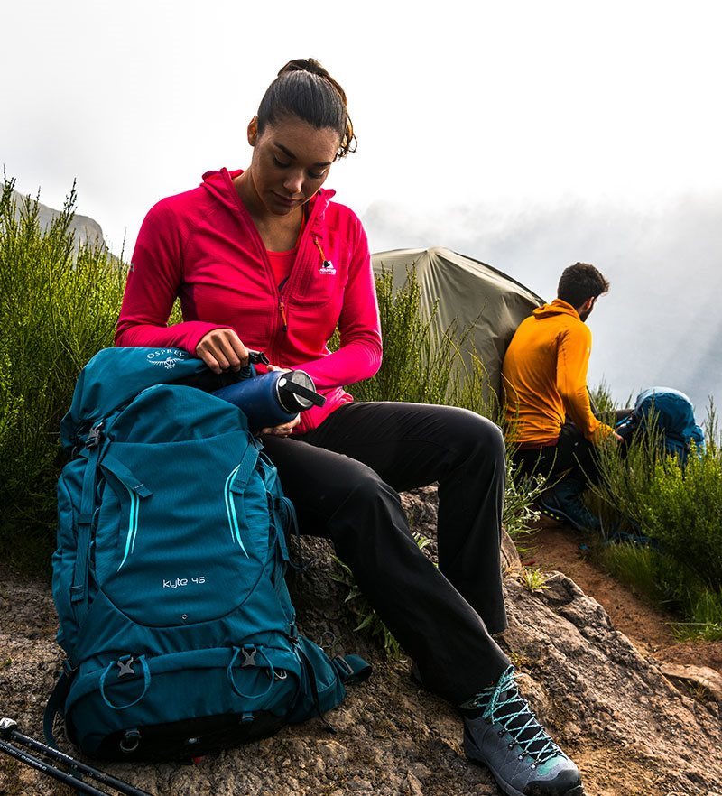 Osprey Kyte - 58L - M/L - Black Backpack - Reisartikelen-nl