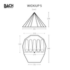 Bach Wickiup 5 Tent Willow Bough Green Tent - Reisartikelen-nl