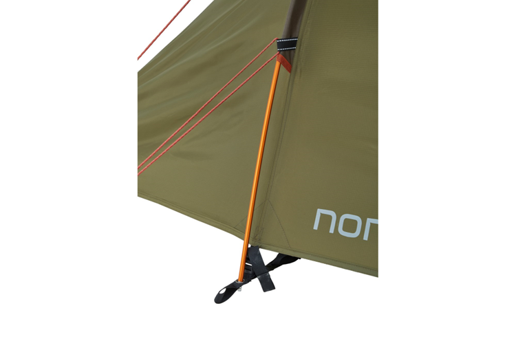 Nordisk Oppland 2 PU Tent Dark Olive Tent - Reisartikelen-nl