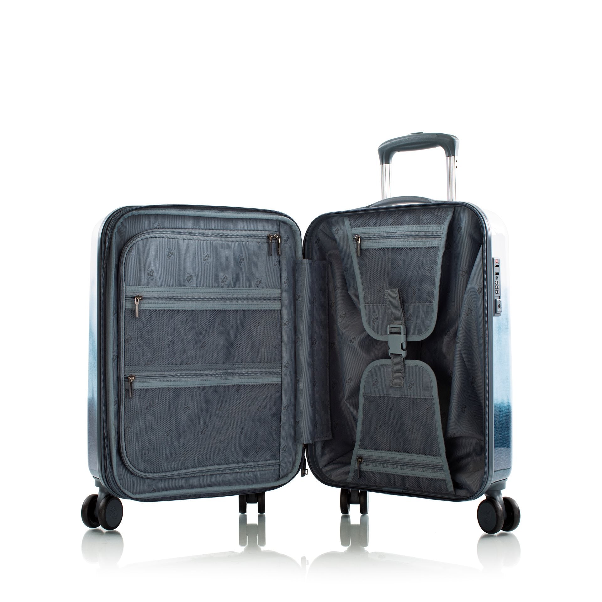 Heys Fashion Spinner Koffer - 21" (53 cm) - Tie-Dye Blue Handbagage Koffer - Reisartikelen-nl