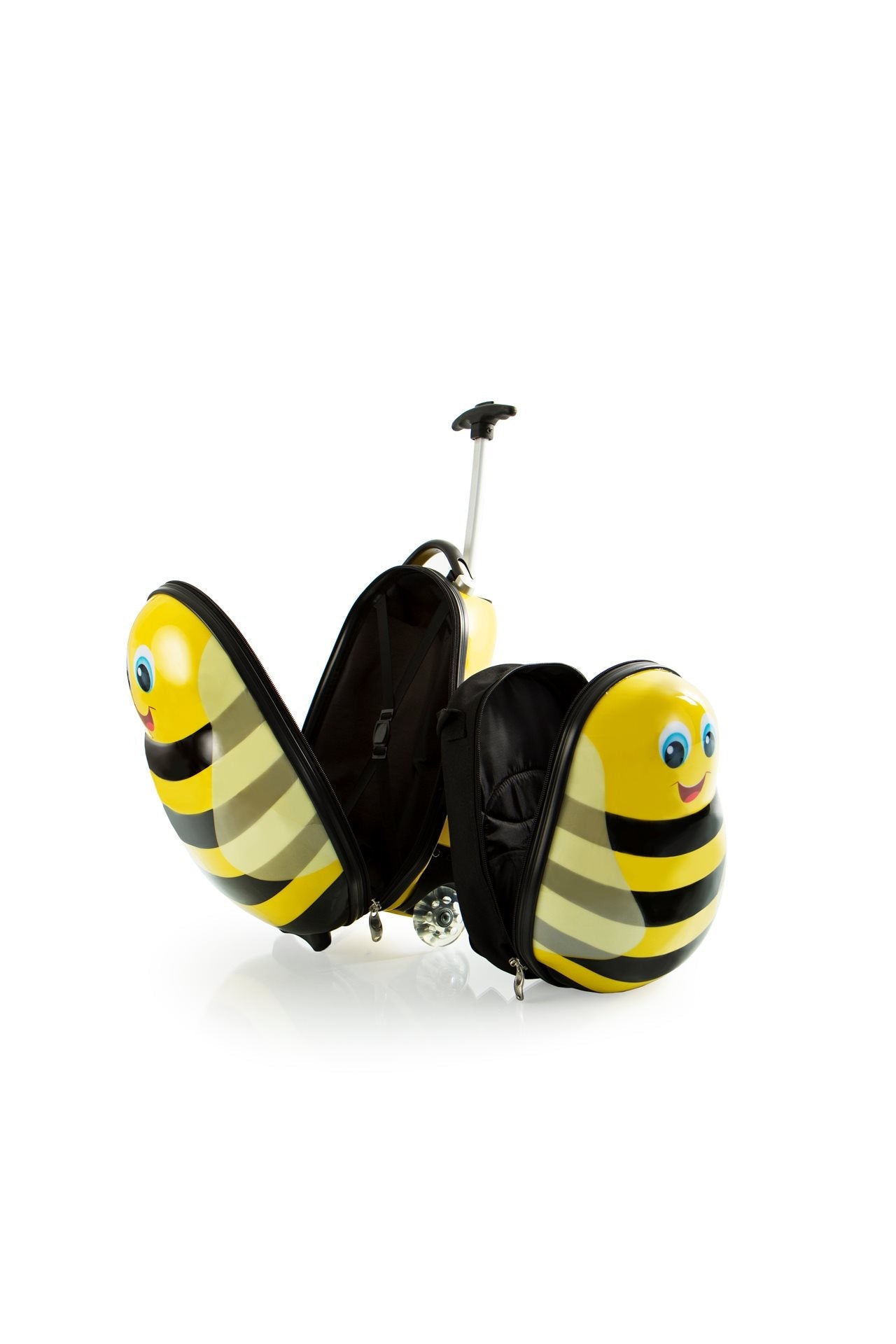 Heys Travel Tots Set Rugzak + Kinderkoffer - Bumble Bee Kinderkoffer - Reisartikelen-nl