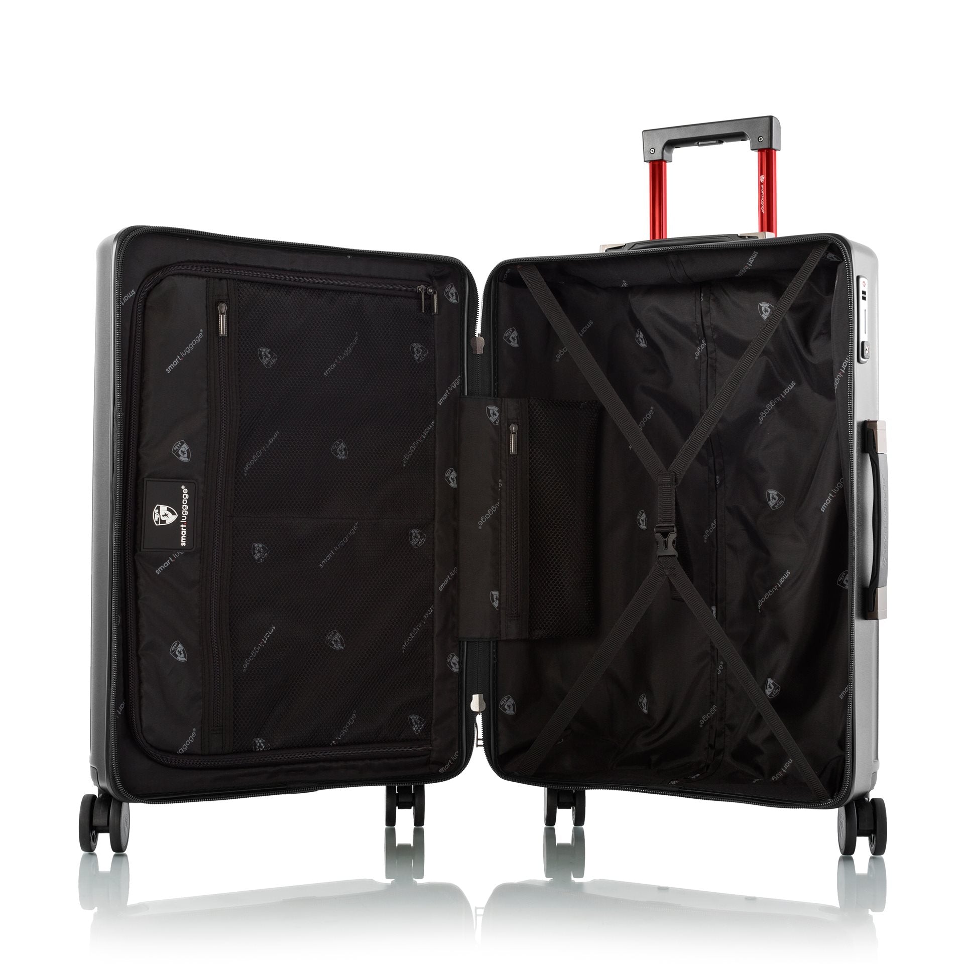 Heys Smart Luggage Koffer - 26" (66 cm) - Black Ruimbagage Koffer - Reisartikelen-nl