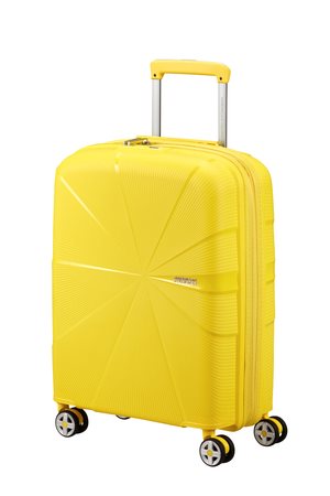 American Tourister Starvibe Spinner 55/20 Exp. Handbagage koffer Electric Lemon Handbagage Koffer - Reisartikelen-nl