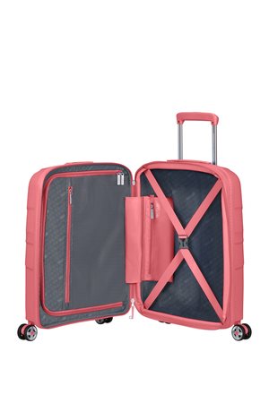 American Tourister Starvibe Spinner 55/20 Exp. Handbagage koffer Sunkissed Coral Handbagage Koffer - Reisartikelen-nl