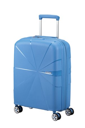 American Tourister Starvibe Spinner 55/20 Exp. Handbagage koffer Tranquil Blue Handbagage Koffer - Reisartikelen-nl