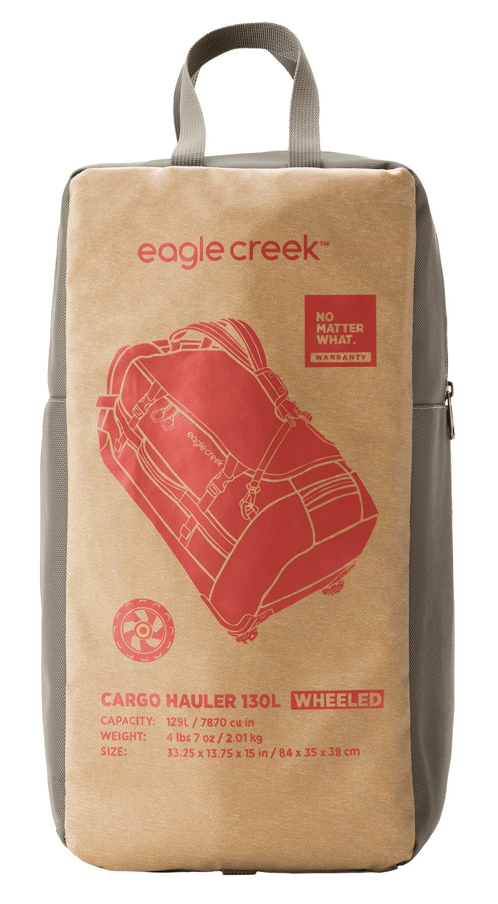 Eagle Creek Cargo Hauler Wheeled Duffel 130L Safari Brown Duffeltas - Reisartikelen-nl