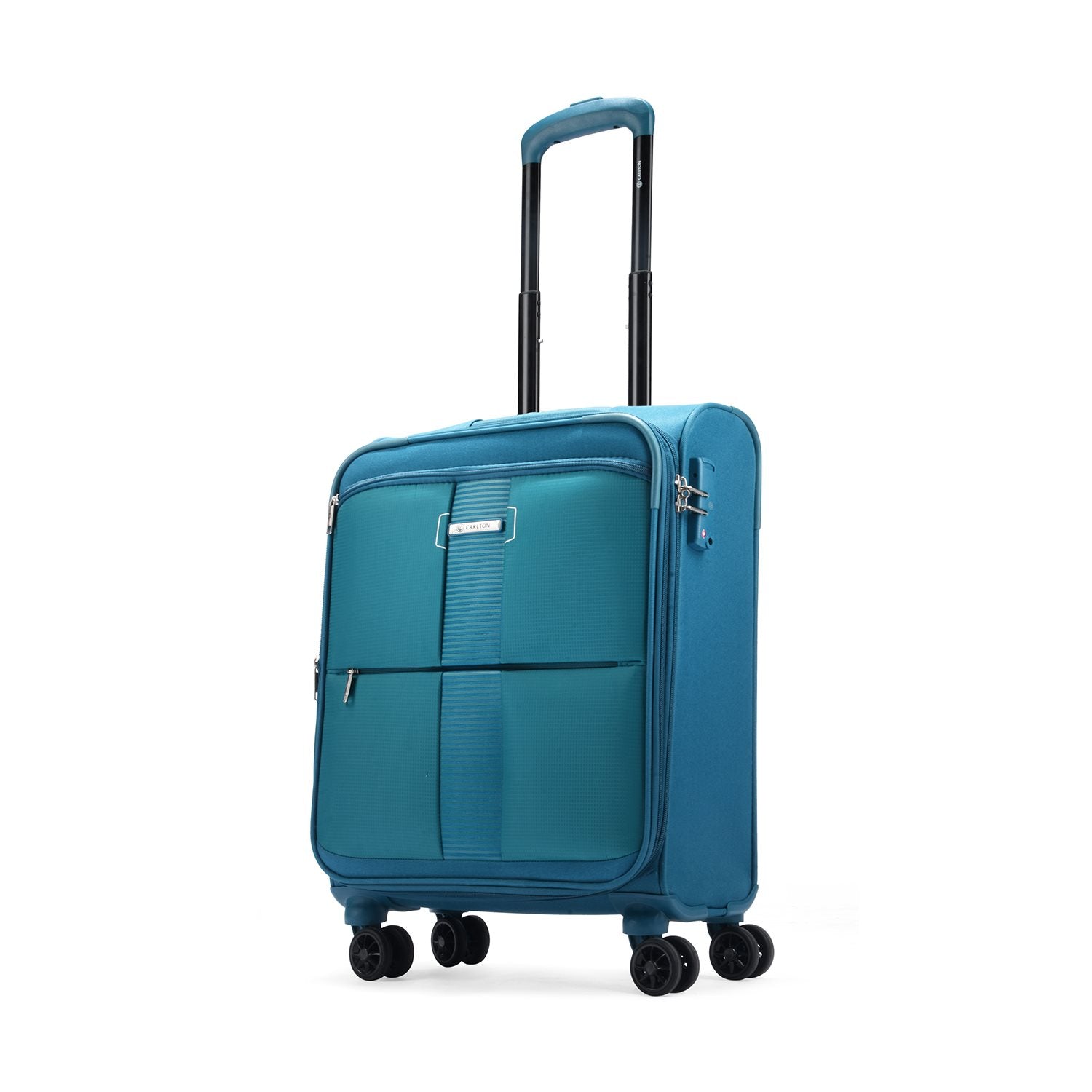 Carlton Newburry Plus - Handbagage Koffer - 55 cm - Teal Handbagage Koffer - Reisartikelen-nl