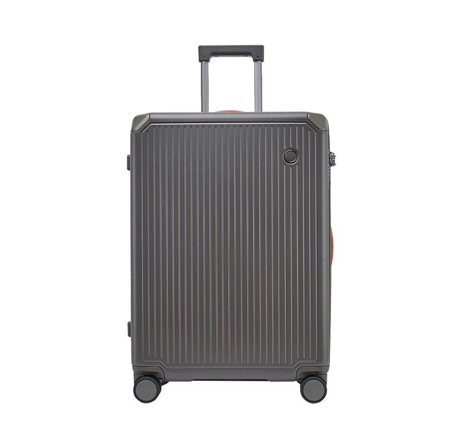 Echolac Shogun 4-Wheel Luggage - M - Fossil Brown Ruimbagage Koffer - Reisartikelen-nl