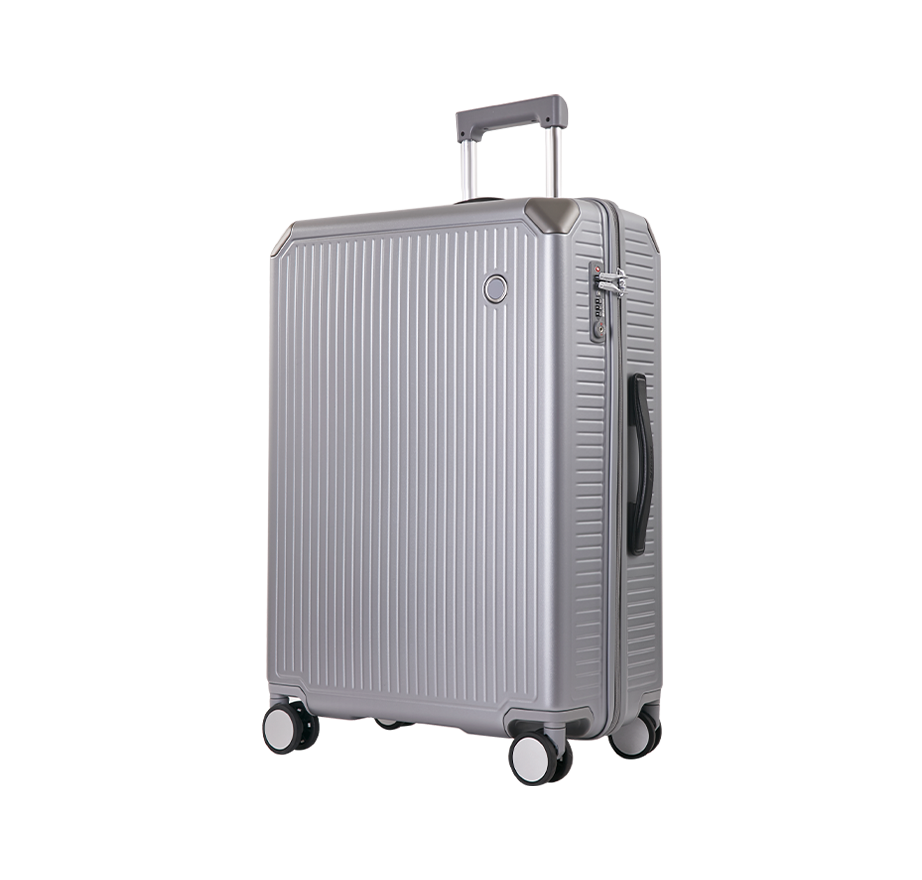 Echolac Shogun 4-Wheel Luggage - M - Silver Ruimbagage Koffer - Reisartikelen-nl