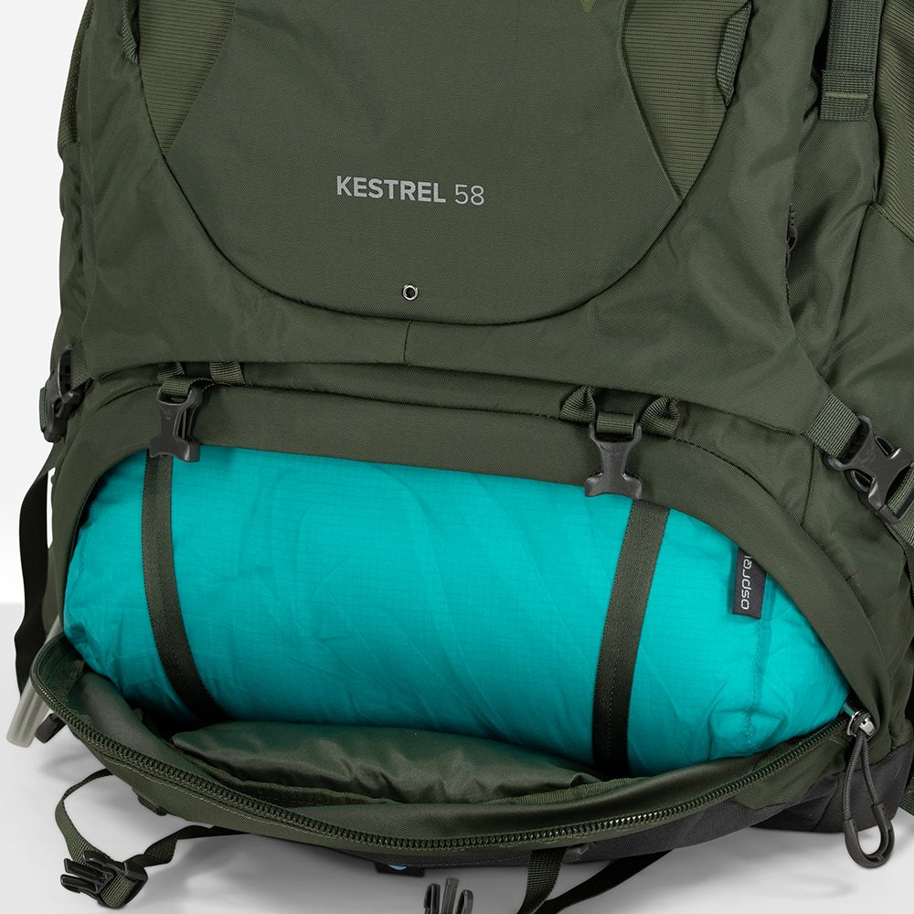 Osprey Kestrel Rugzak 58 Bonsai Green Backpack - Reisartikelen-nl