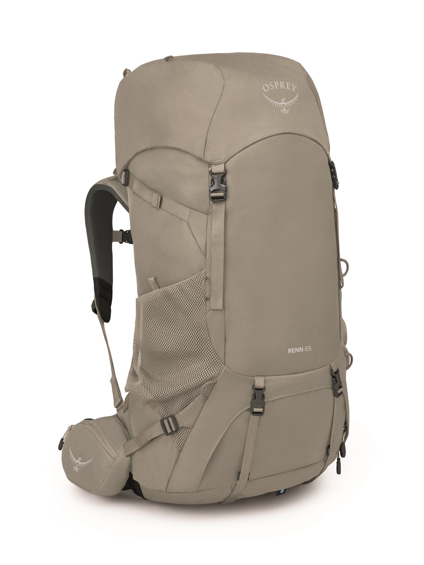 Osprey Renn 65 - Pediment Grey/Linen Tan Backpack - Reisartikelen-nl