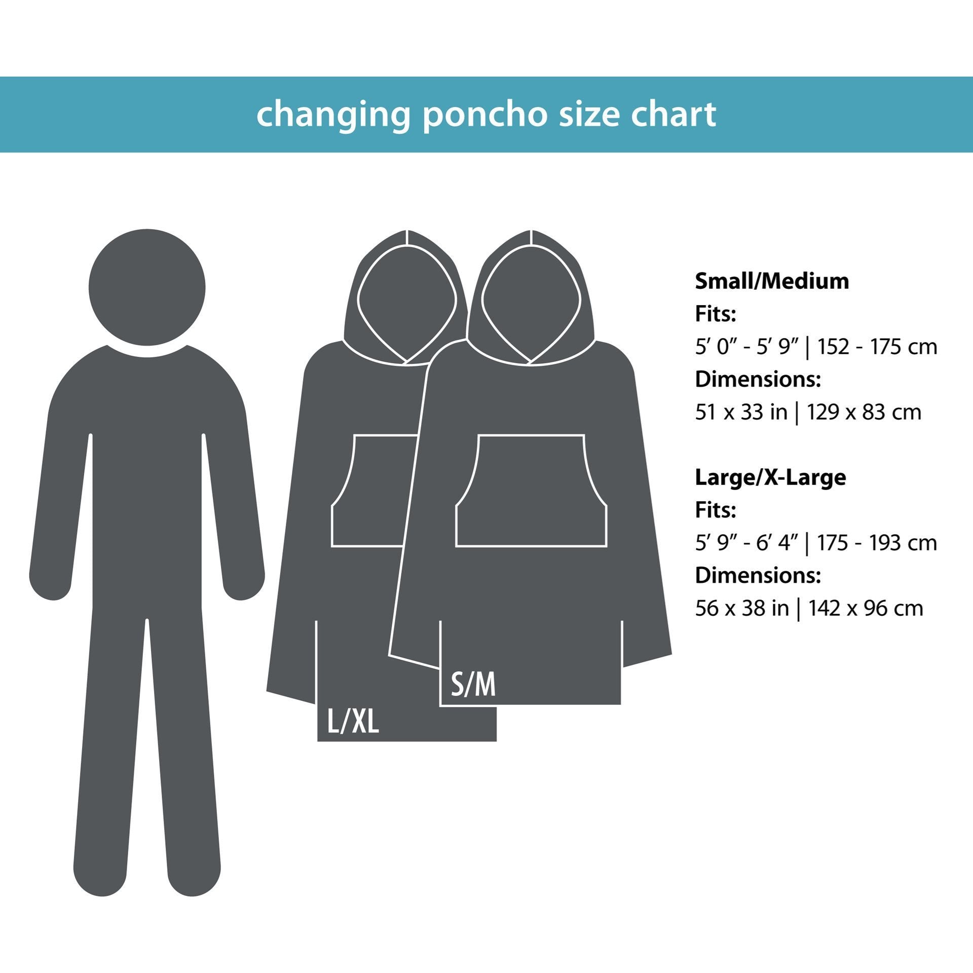 Pack Towl  Poncho - L/XL - Riso Wave Poncho - Reisartikelen-nl