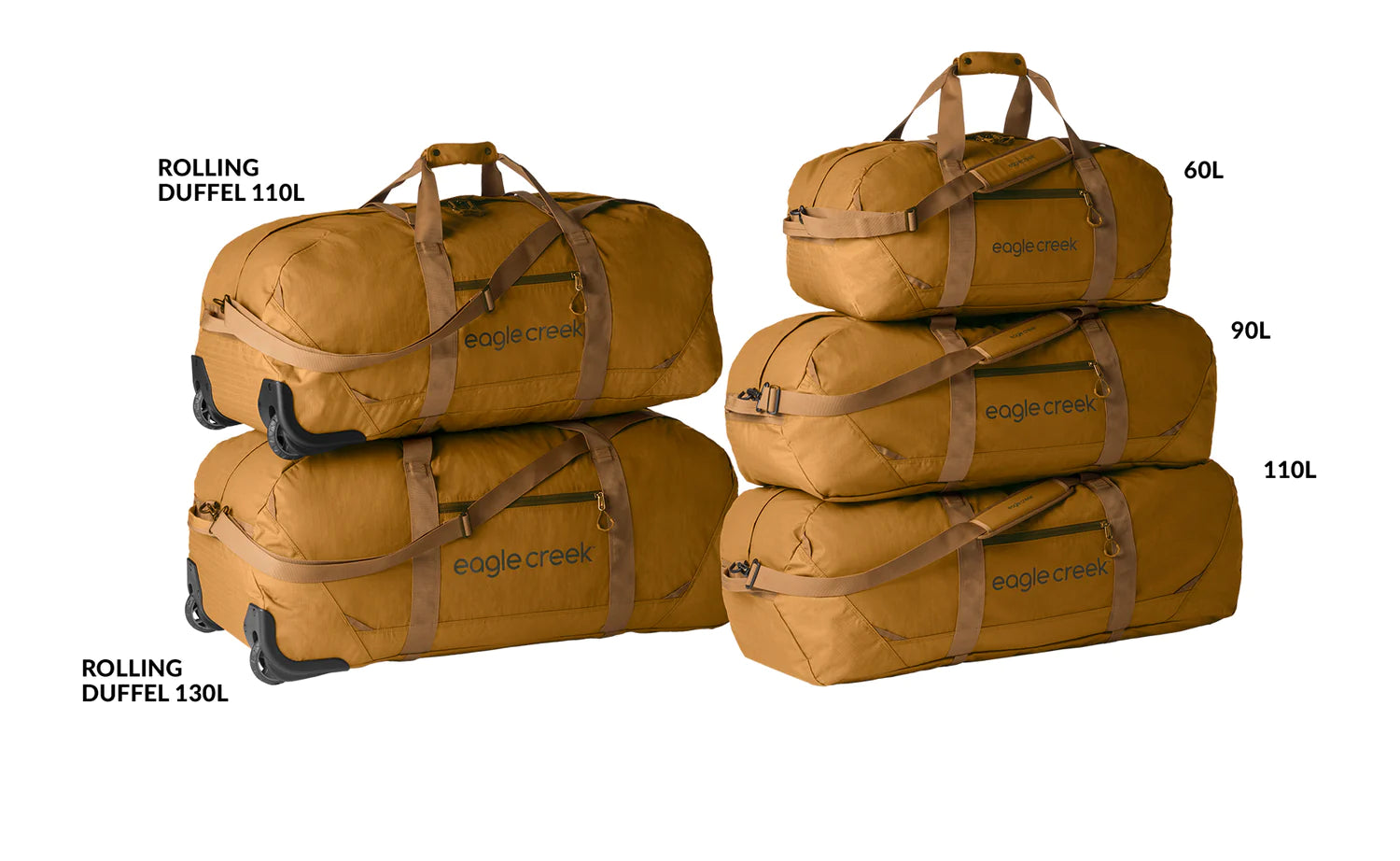 90l top rolling duffel
